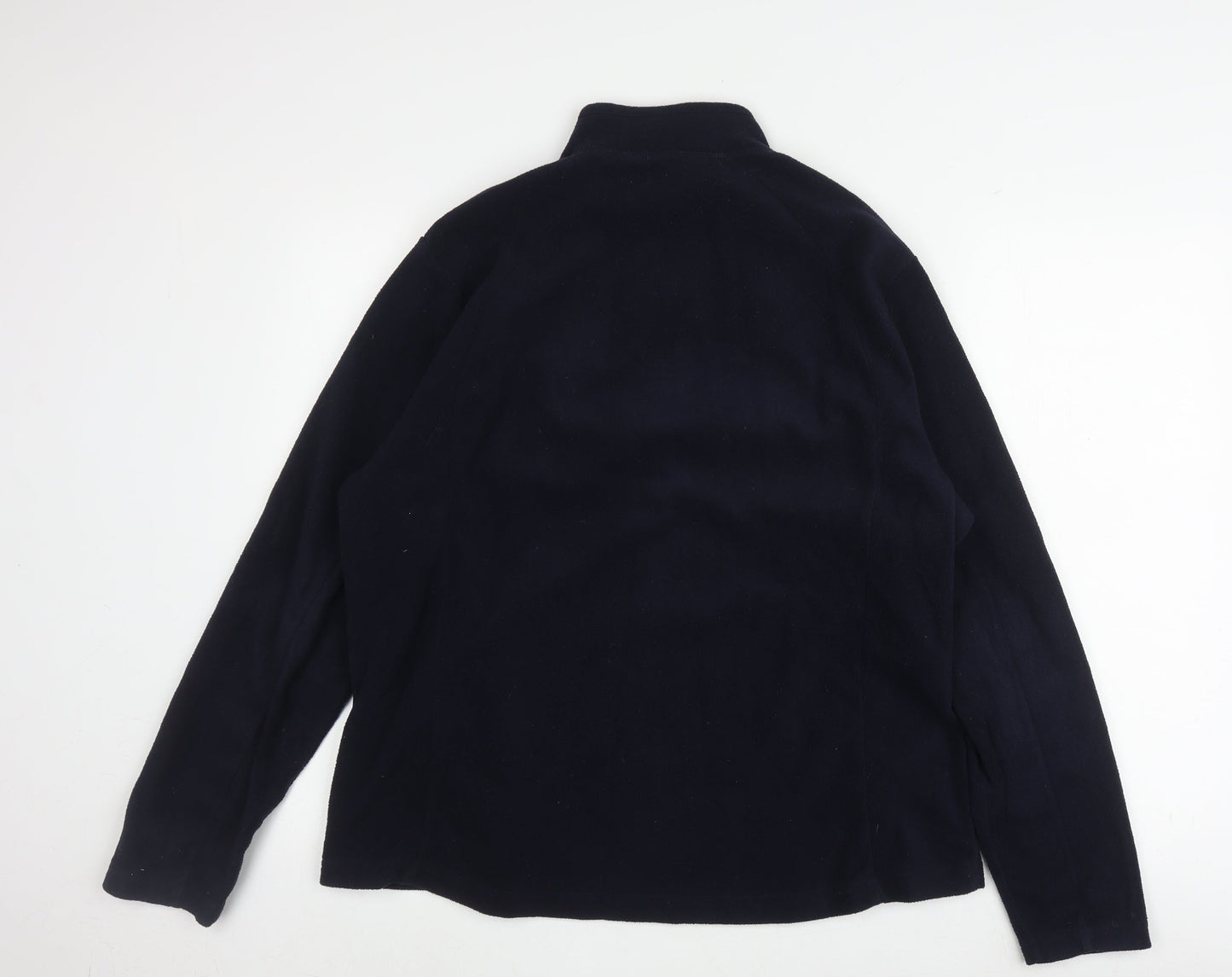 Mens UK Size 2XL DECATHLON Black Henley Sweatshirt