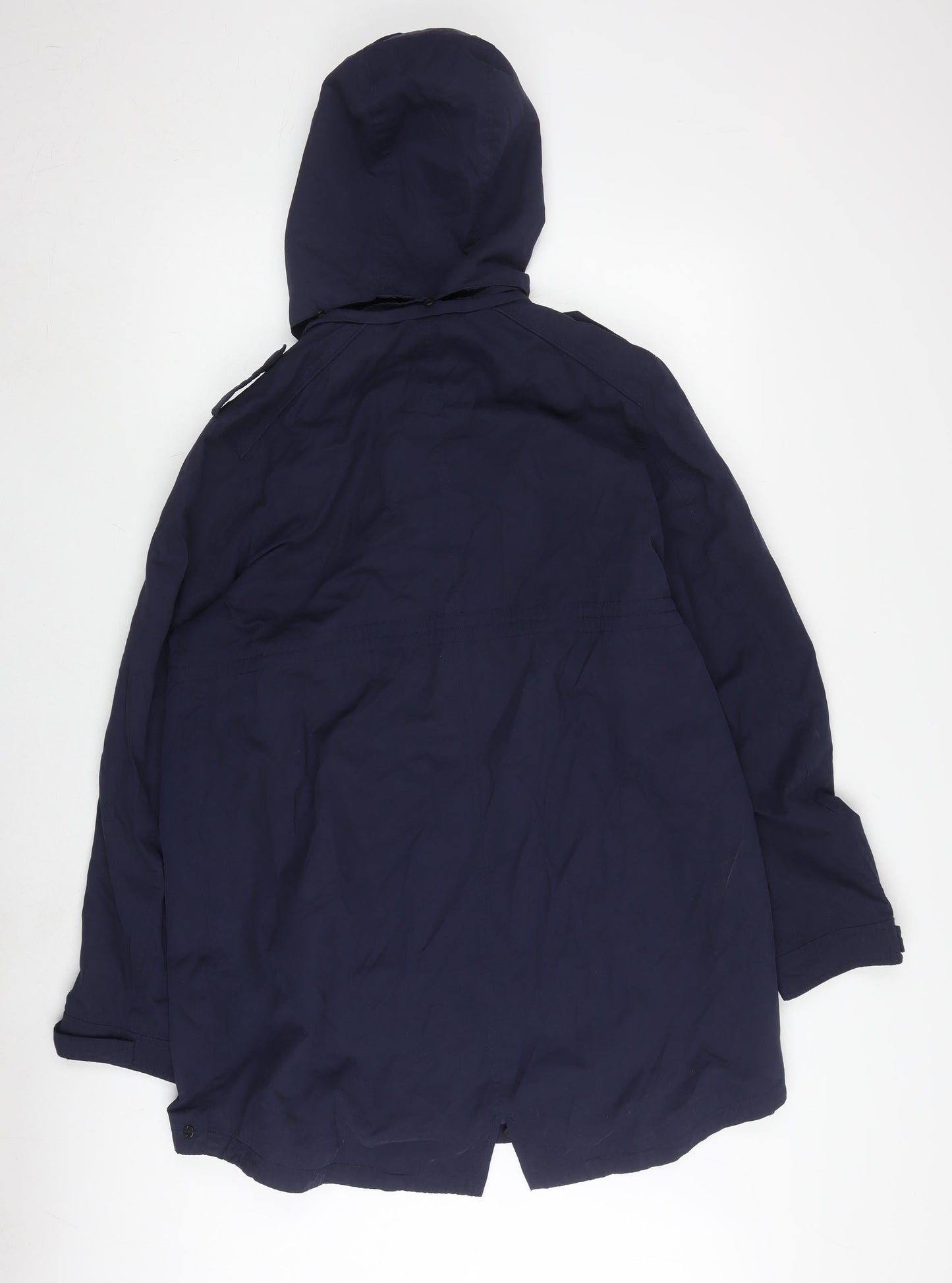 Esprit Women's Blue Parka Coat Size 12 Hooded