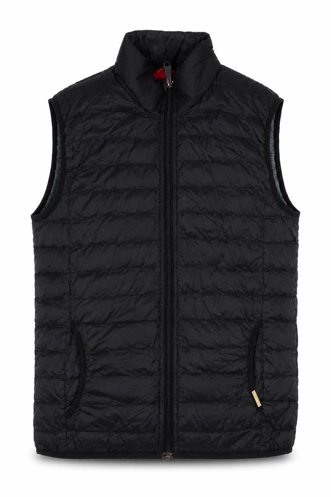 ESPRIT Men's Black Puffer Waistcoat M