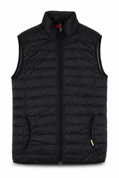 ESPRIT Men's Black Puffer Waistcoat M
