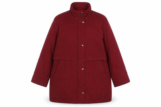 Womens UK Size 14 St. Bernard Red Overcoat