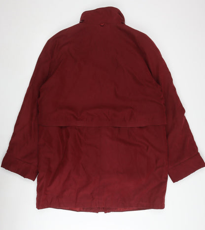 Womens UK Size 14 St. Bernard Red Overcoat