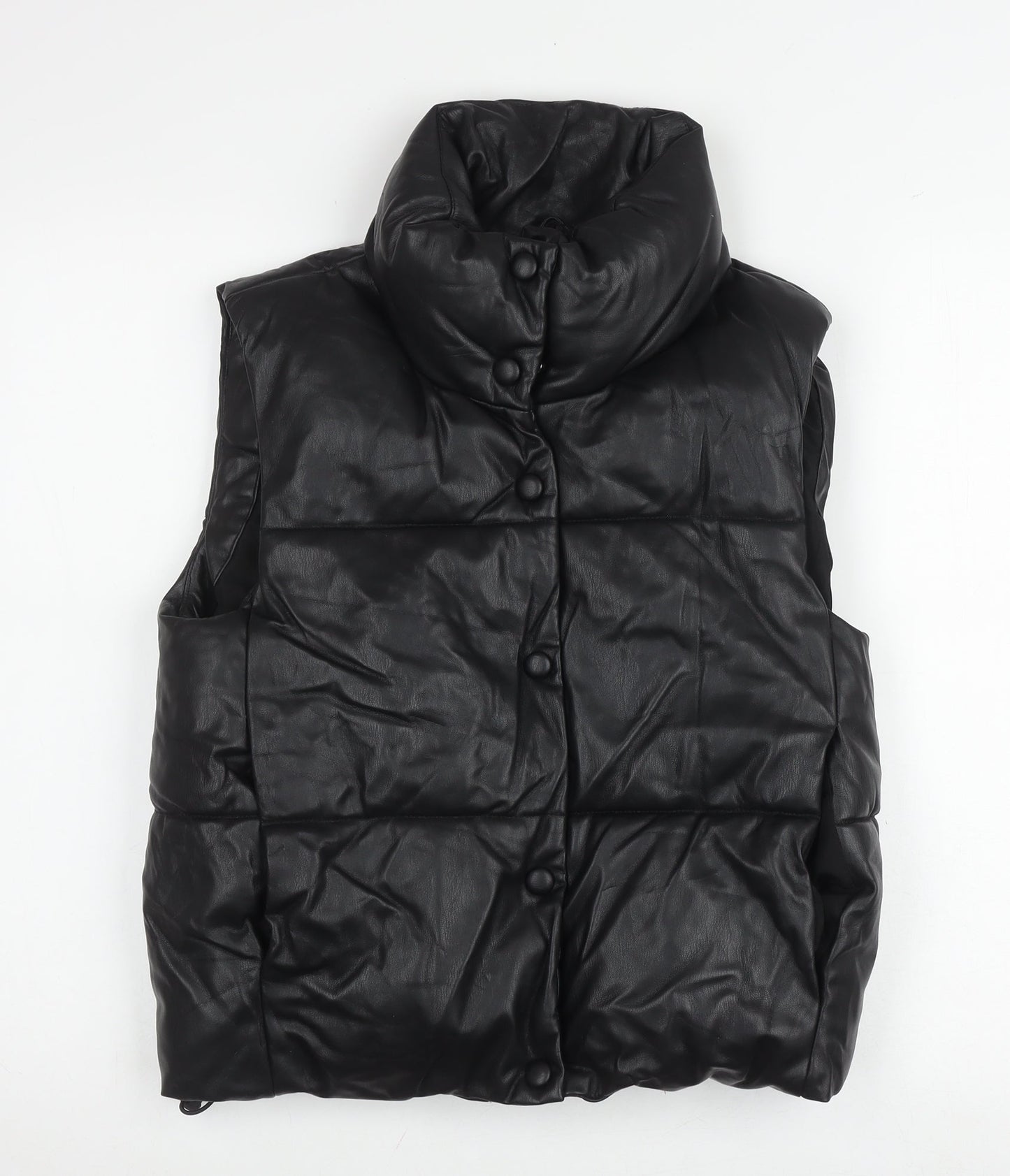 Womens UK Size XS Zara Black Puffer Jacket