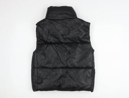 Womens UK Size XS Zara Black Puffer Jacket