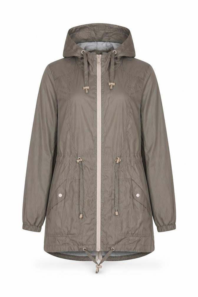 Womens UK Size S Warehouse Grey Parka Coat