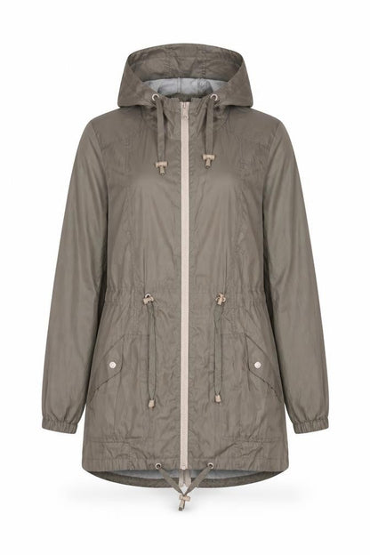 Womens UK Size S Warehouse Grey Parka Coat