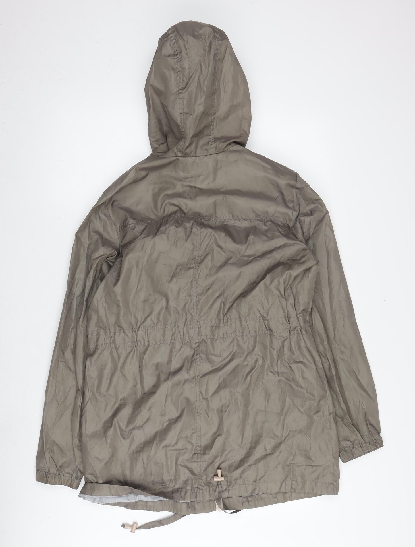 Womens UK Size S Warehouse Grey Parka Coat