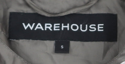 Womens UK Size S Warehouse Grey Parka Coat