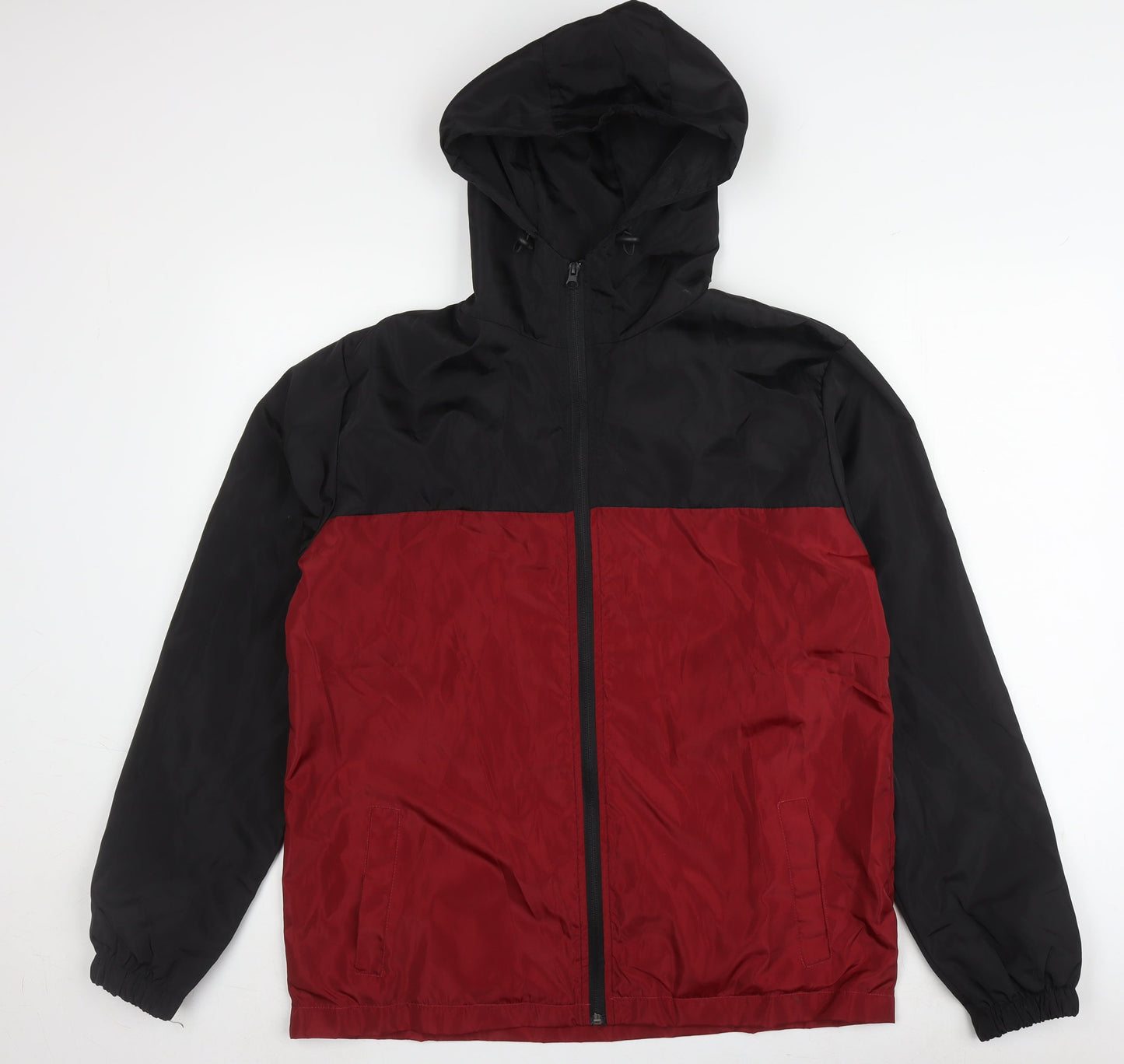 Mens UK Size M boohooMAN Multicoloured Windbreaker Coat