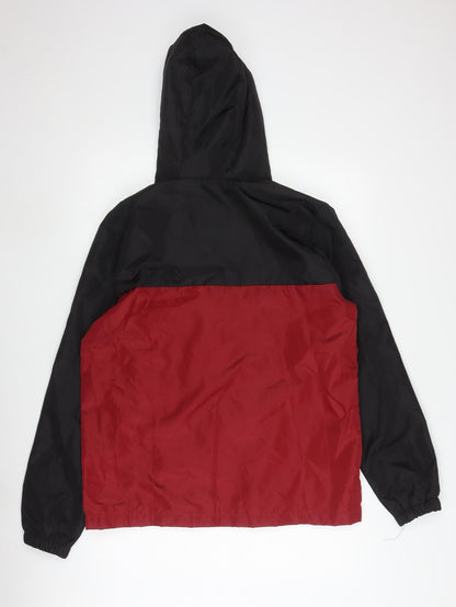 Mens UK Size M boohooMAN Multicoloured Windbreaker Coat