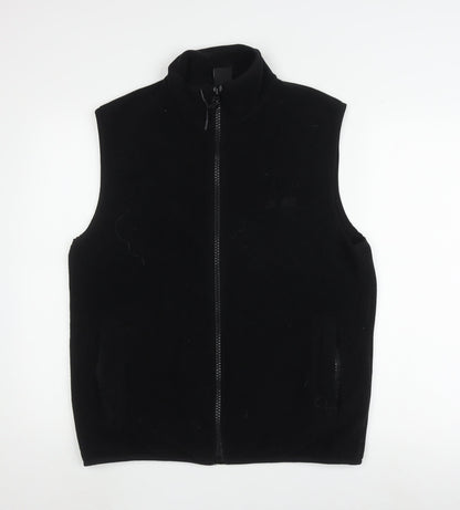 Mens UK Size S iets frans... Black Basic Jacket
