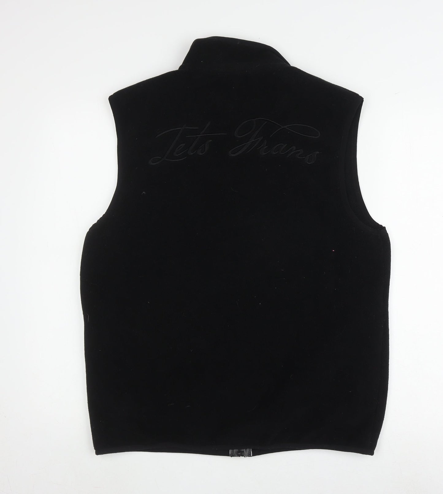 Mens UK Size S iets frans... Black Basic Jacket