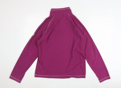 Regatta Women's Purple Zip Sweatshirt, Size 14, Hiking