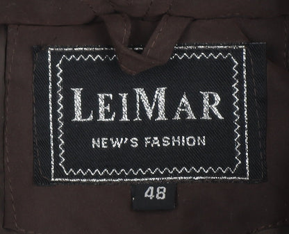 Leimar Women's Brown Quilted Coat Size 20
