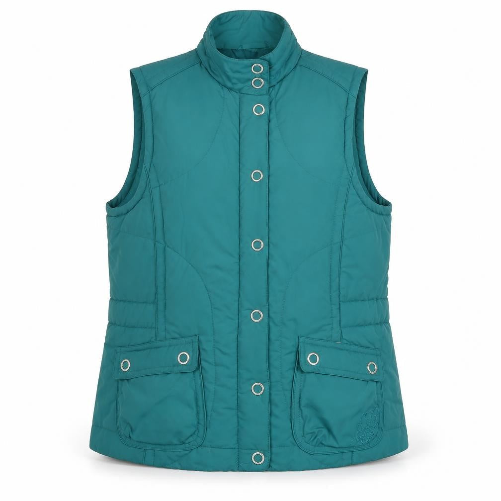 Womens UK Size 18 DASH Green Quilted Coat