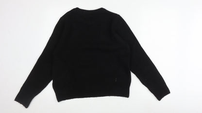 Womens UK Size 12 New Look Black Pullover Jumper