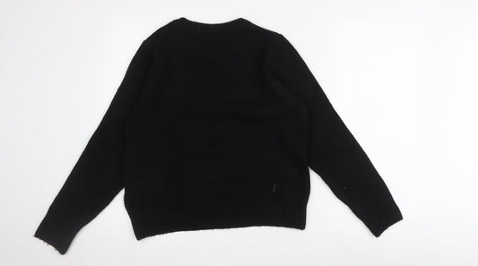 Womens UK Size 12 New Look Black Pullover Jumper