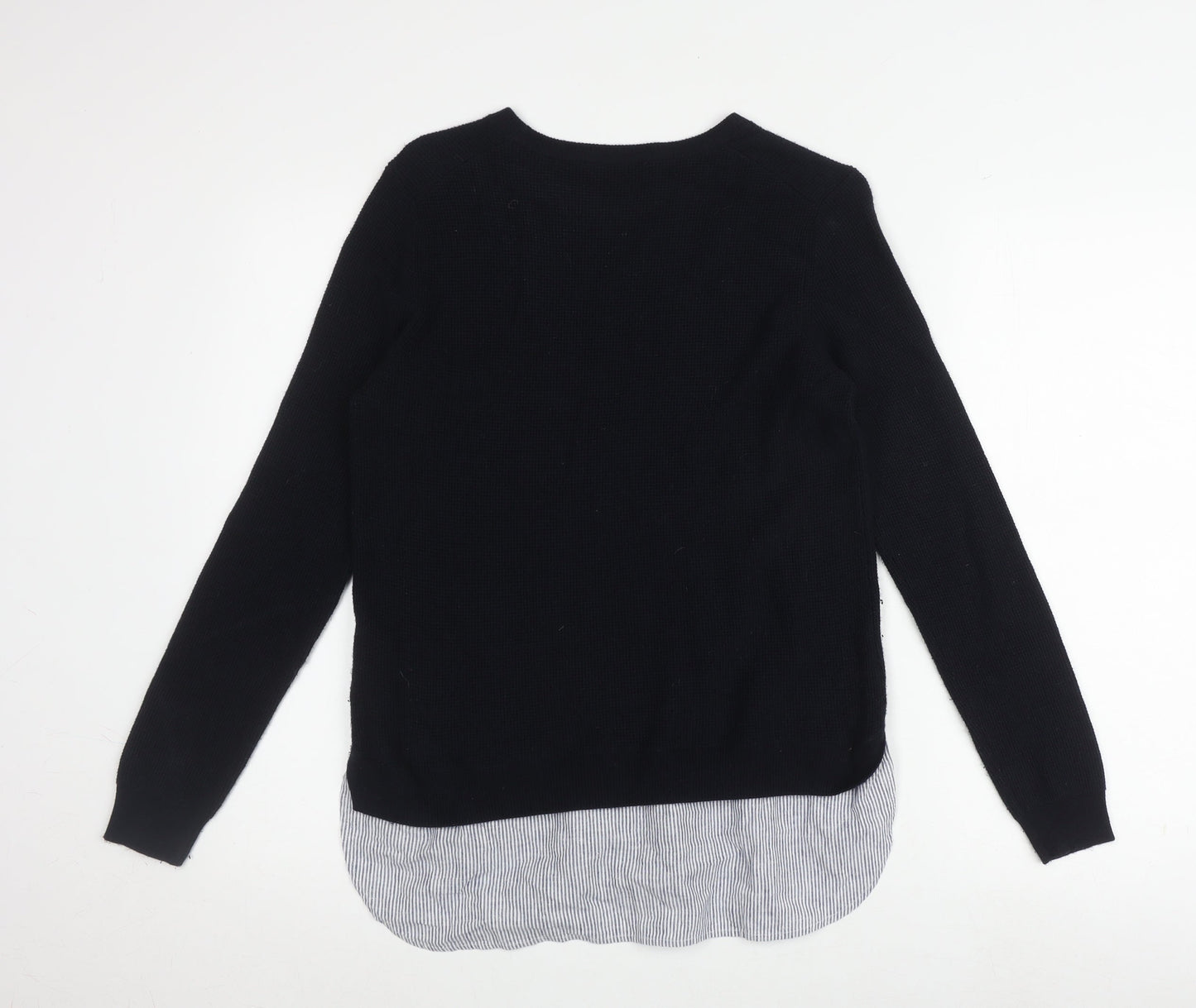 Womens UK Size S Whistles Black Pullover Jumper