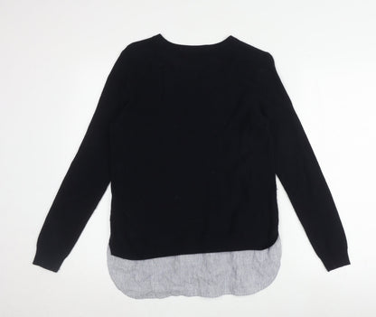 Womens UK Size S Whistles Black Pullover Jumper