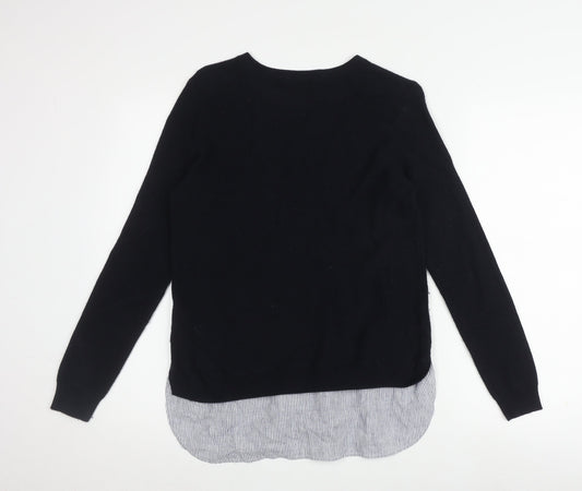 Womens UK Size S Whistles Black Pullover Jumper