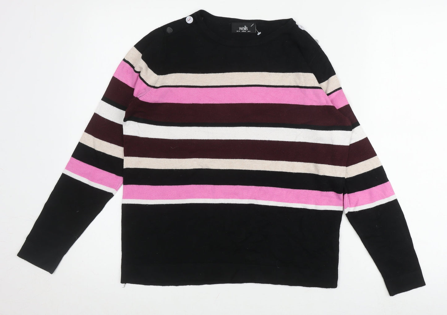 Womens UK Size 12 Wallis Multicoloured Pullover Jumper