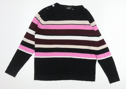 Womens UK Size 12 Wallis Multicoloured Pullover Jumper
