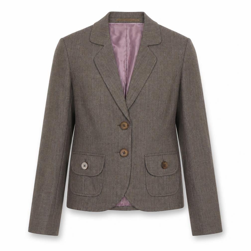 Womens UK Size 12 Austin Reed Regular Brown Blazer
