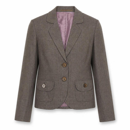 Womens UK Size 12 Austin Reed Regular Brown Blazer