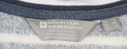 Womens UK Size 8 Mountain Warehouse Blue Pullover Sweatshirt
