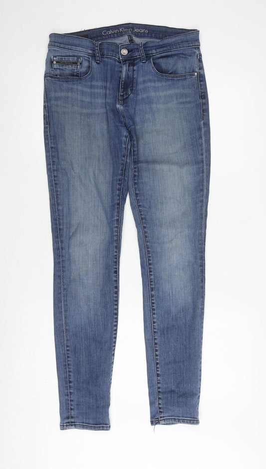 Calvin Klein Men's Blue Skinny Jeans Size 30