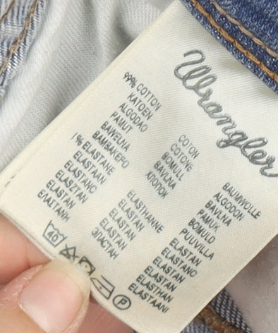 Wrangler Men's Blue Denim Jeans Size 44 Light Wash