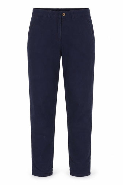 Womens UK Size 4 Joules Regular Fit Casual Blue Trousers
