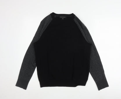 Banana Republic Men's Black Wool Pullover Jumper L
