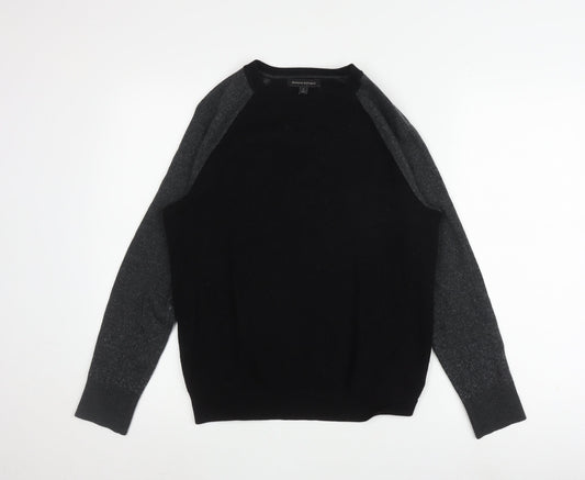 Banana Republic Men's Black Wool Pullover Jumper L