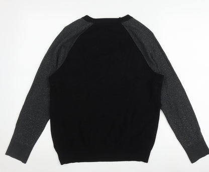 Banana Republic Men's Black Wool Pullover Jumper L