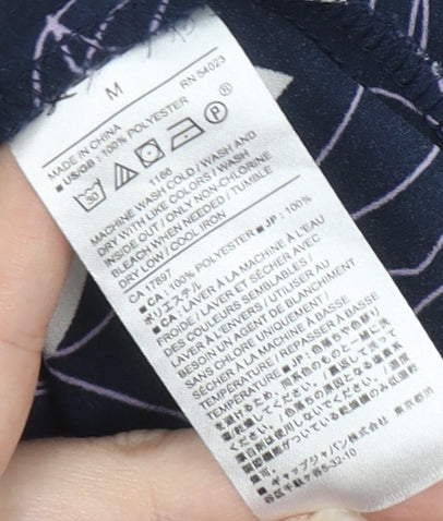 Banana Republic Women's Floral Blouse Multicoloured M