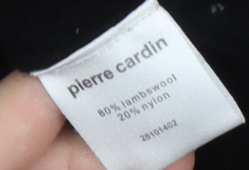 Pierre Cardin Men's Black V-Neck Pullover Jumper L