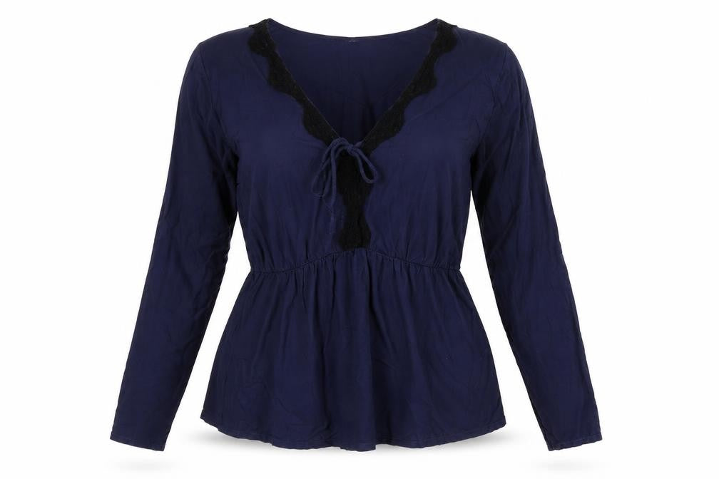 Womens UK Size XL Hush Blue Tunic Blouse