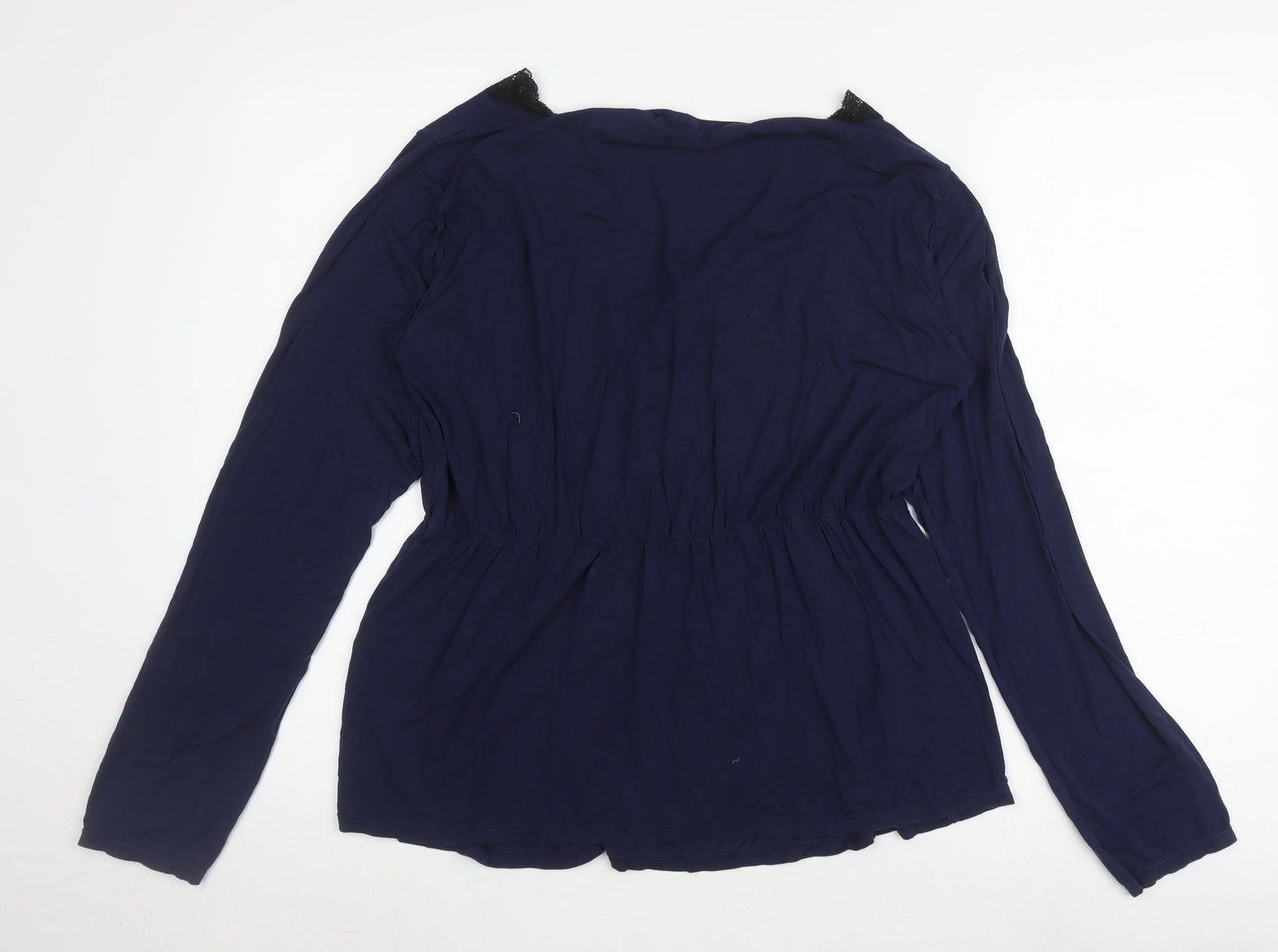 Womens UK Size XL Hush Blue Tunic Blouse