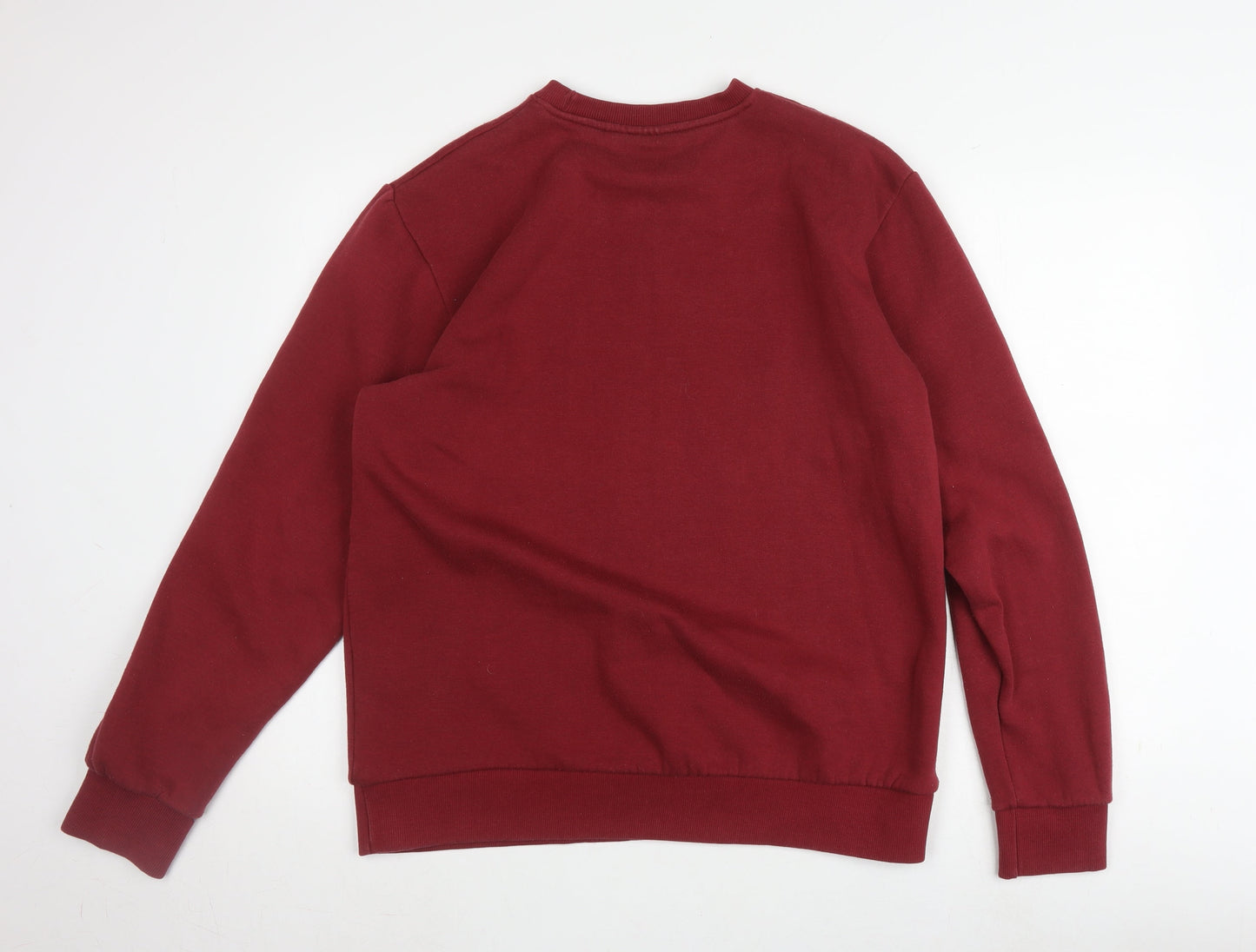 Mens UK Size L FILA Red Pullover Sweatshirt