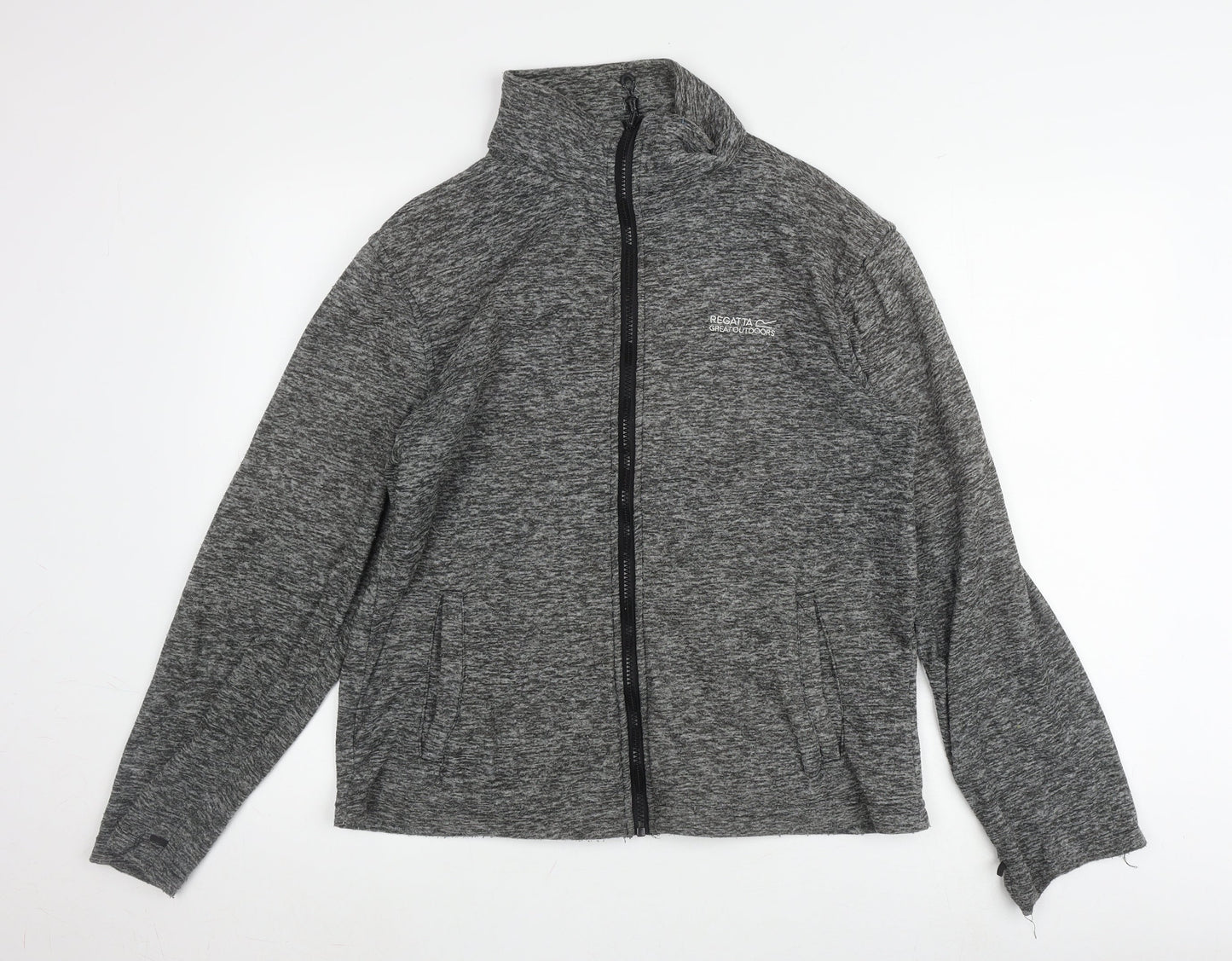 Mens UK Size M Regatta Grey Full Zip Hoodie