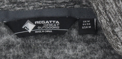 Mens UK Size M Regatta Grey Full Zip Hoodie