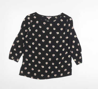 Womens UK Size 6 Cath Kidston Black Basic Blouse