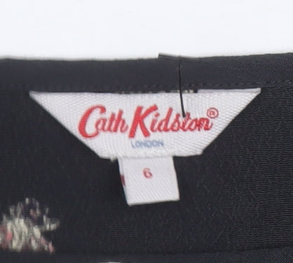 Womens UK Size 6 Cath Kidston Black Basic Blouse