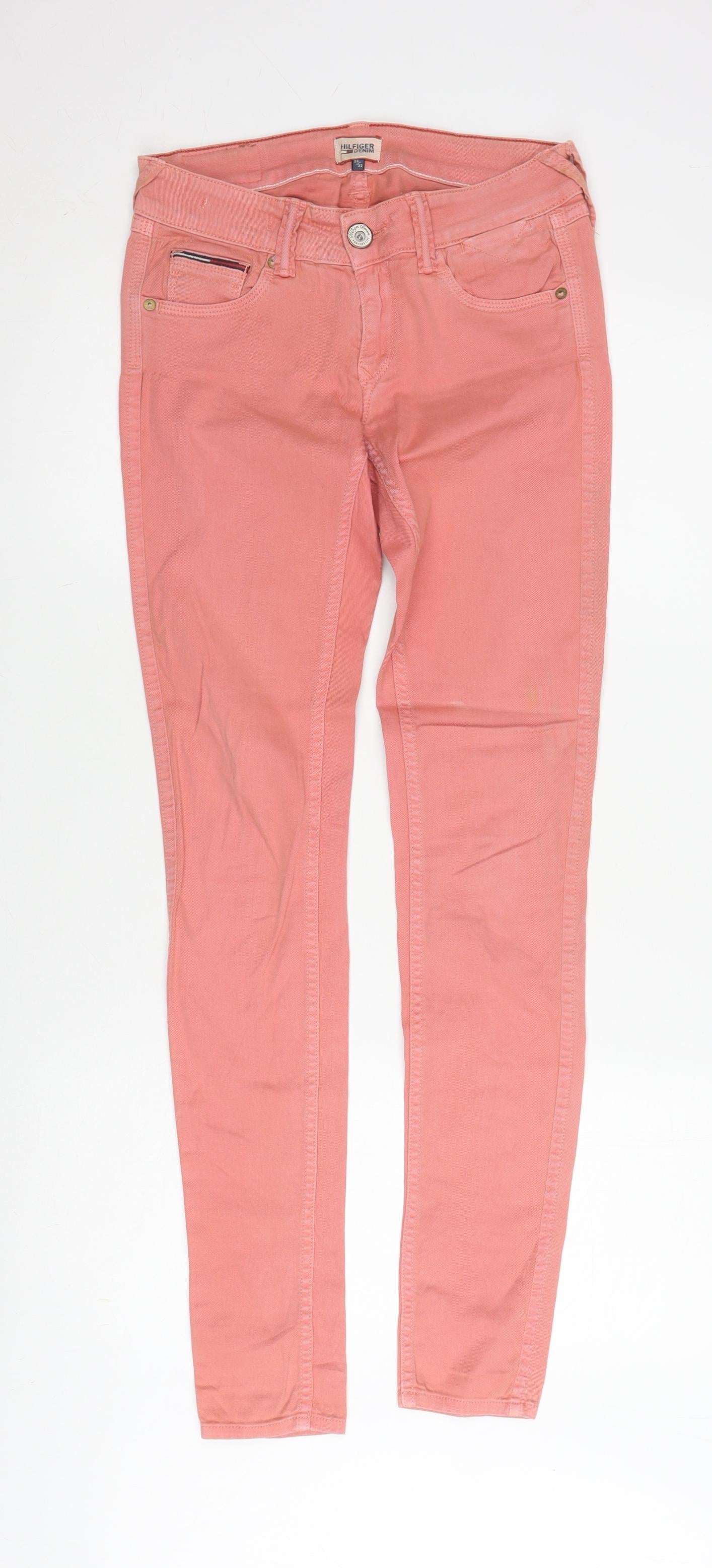 Hilfiger Denim Women's Pink Skinny Jeans Size 25