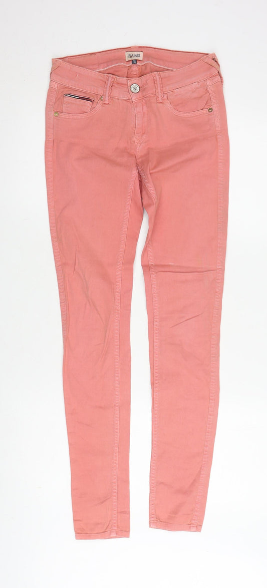 Hilfiger Denim Women's Pink Skinny Jeans Size 25