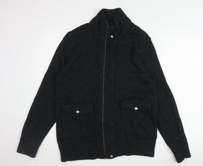 Mens UK Size M Banana Republic Black Basic Jacket