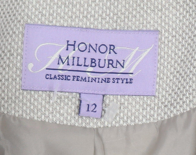 Honor Millburn Women's Beige Blazer Size 12