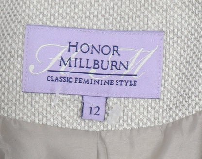 Honor Millburn Women's Beige Blazer Size 12