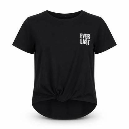 Womens UK Size 12 Everlast Black Basic T-Shirt